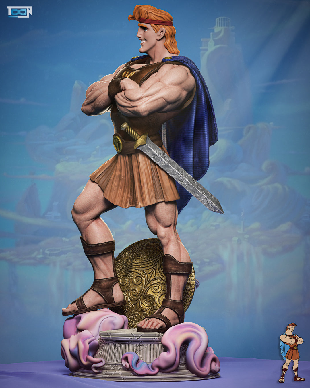 Hercules & Phil Statue