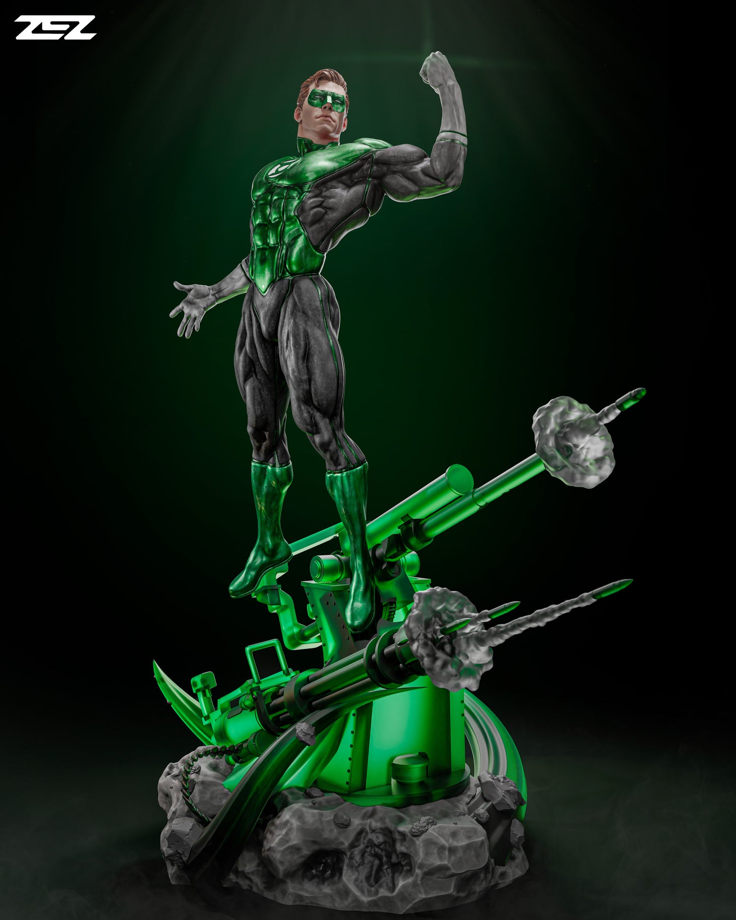 Green Lantern Statue