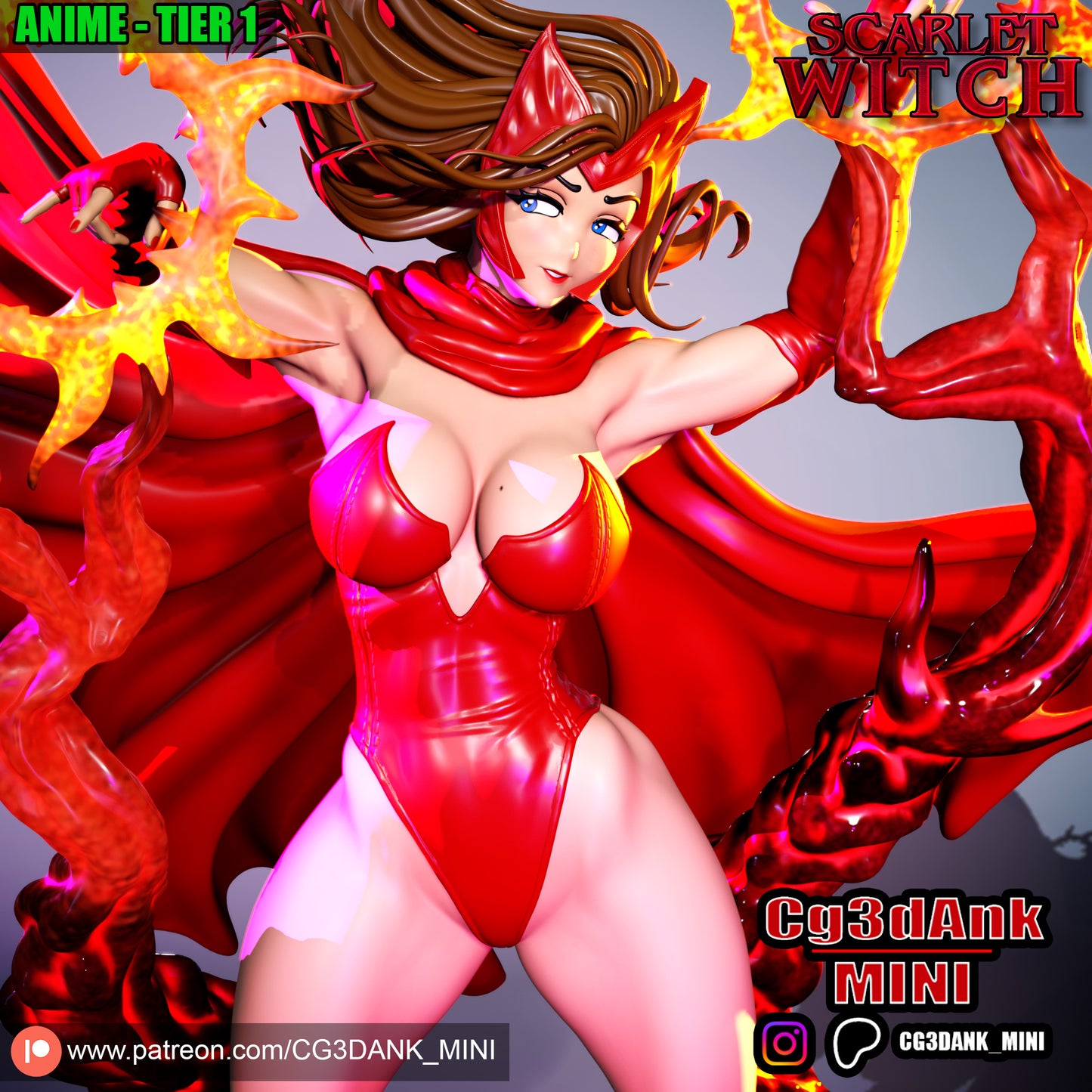 Scarlet Witch Statue