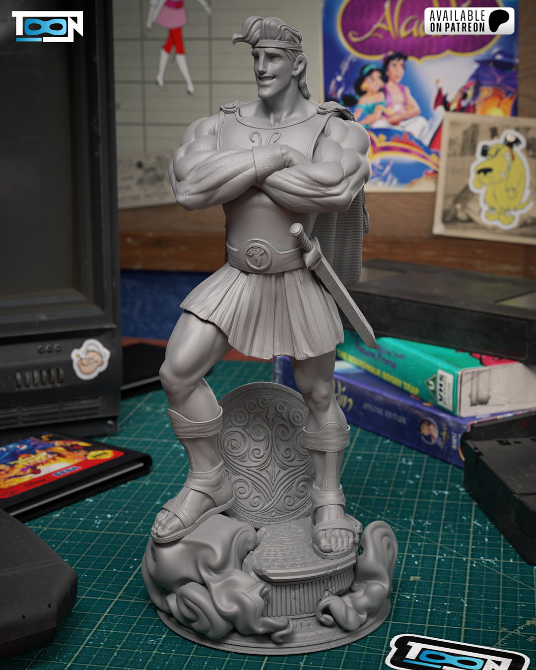 Hercules & Phil Statue