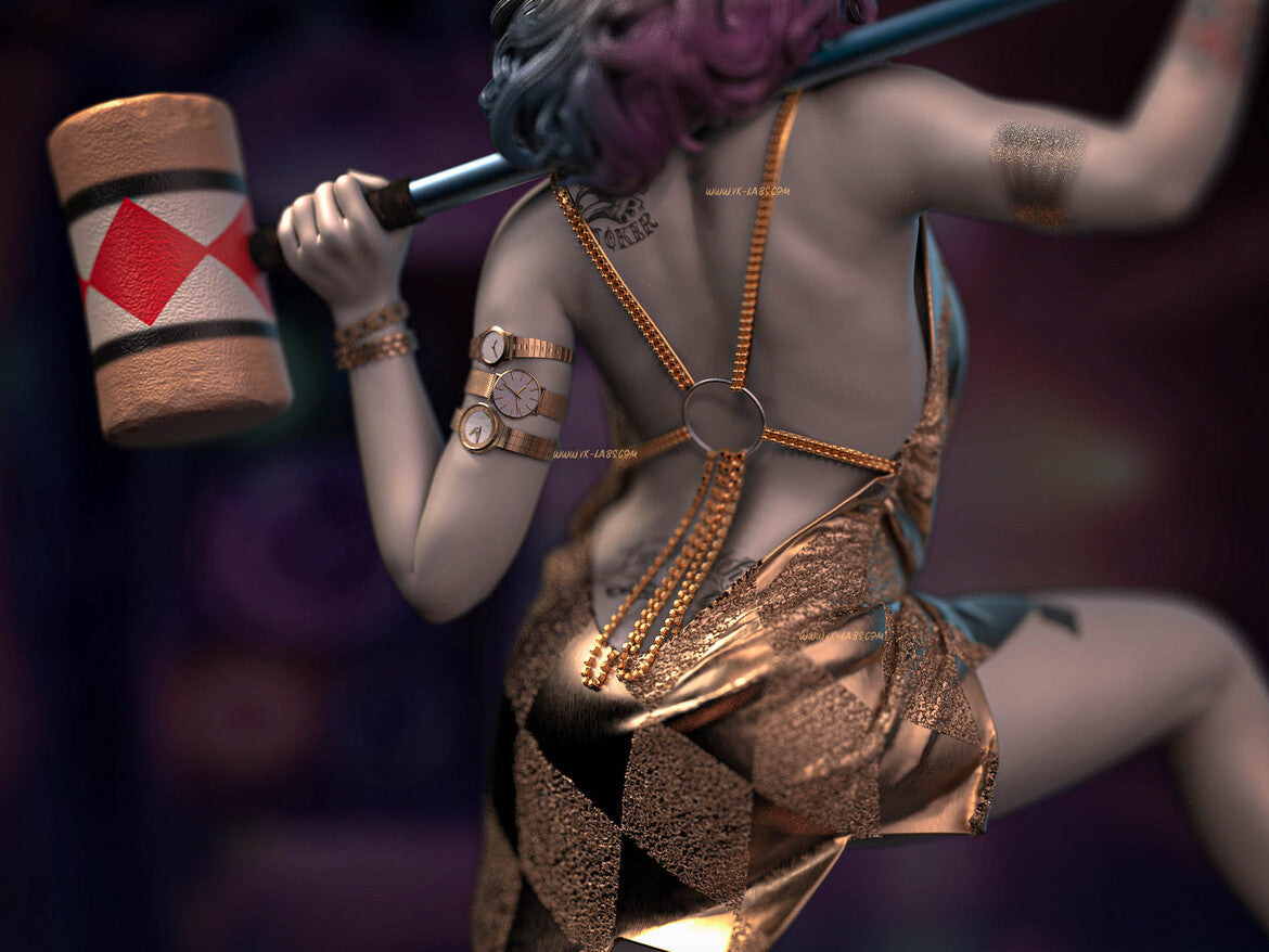 Gotham's Tease Harley Quinn Statue