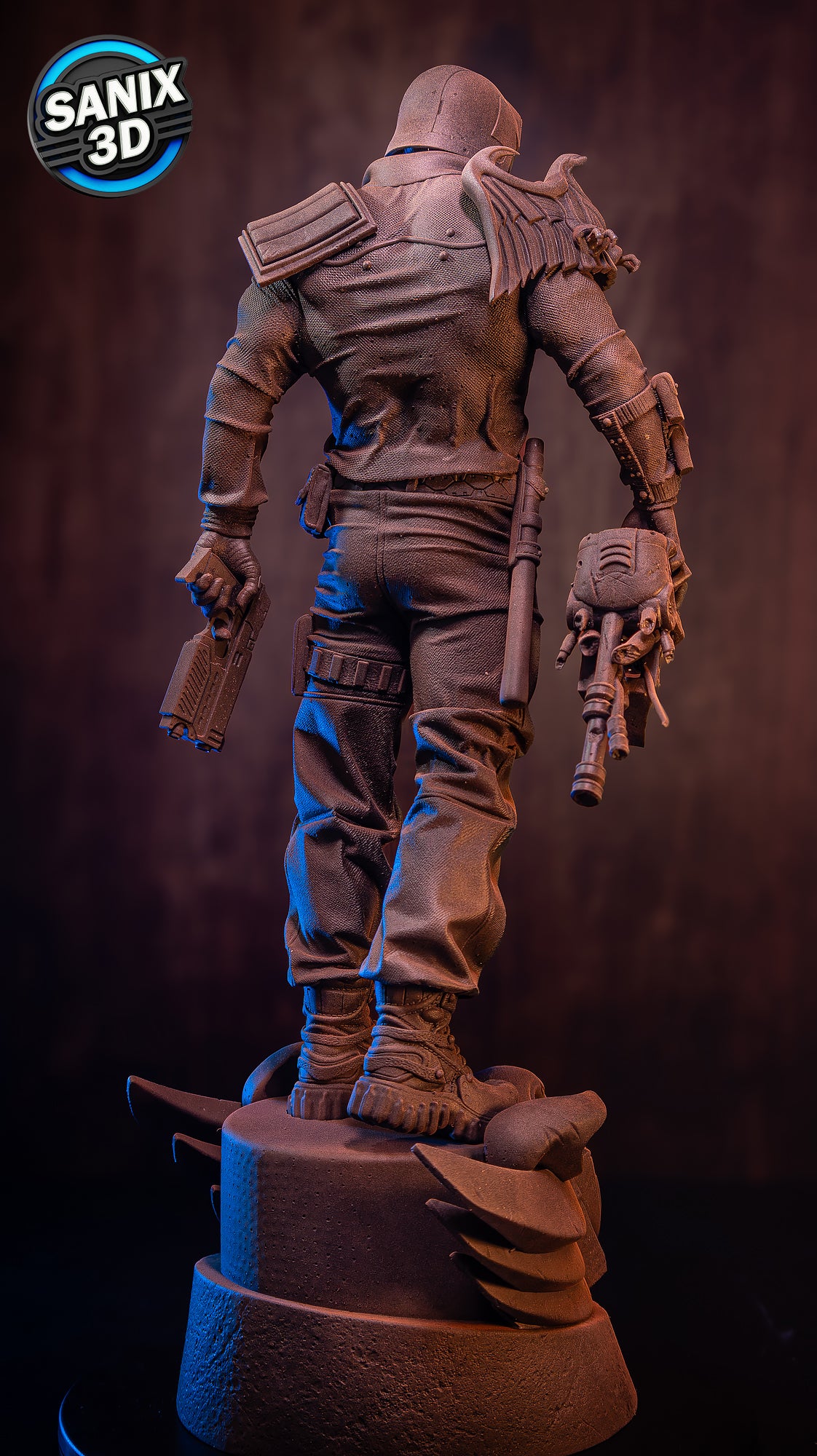 Judge Dredd Statue
