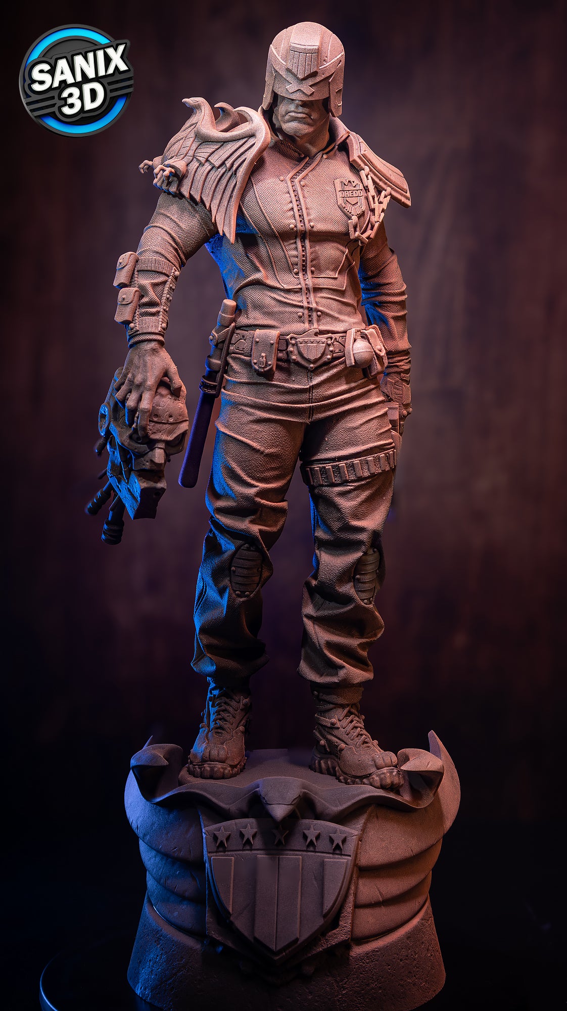 Judge Dredd Statue