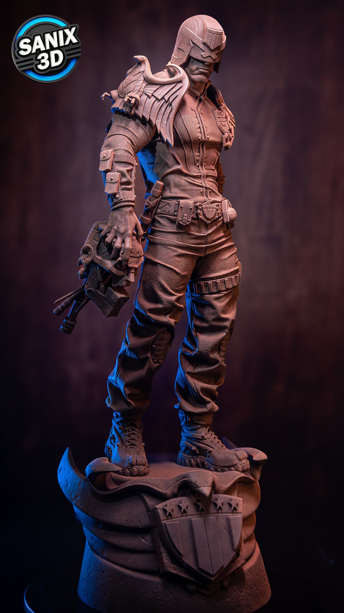 Judge Dredd Statue