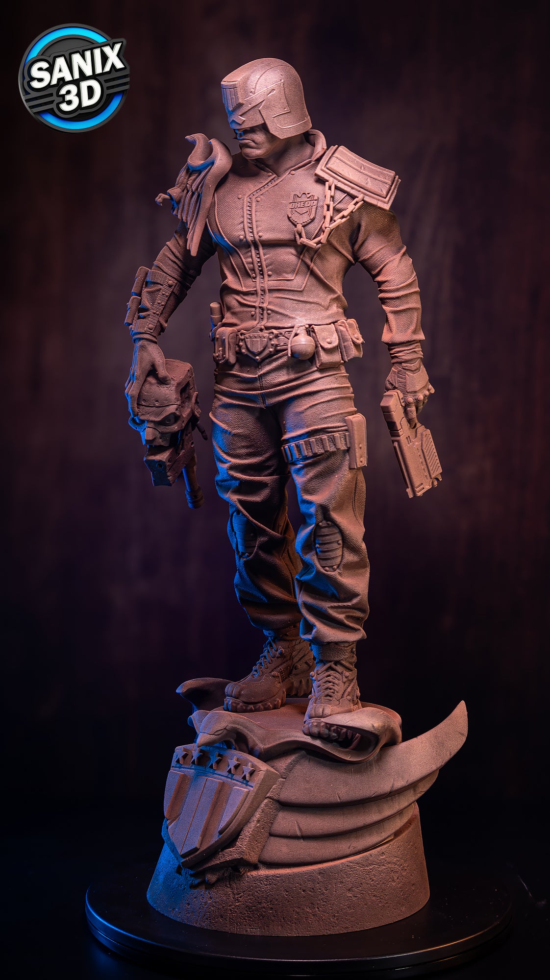 Judge Dredd Statue