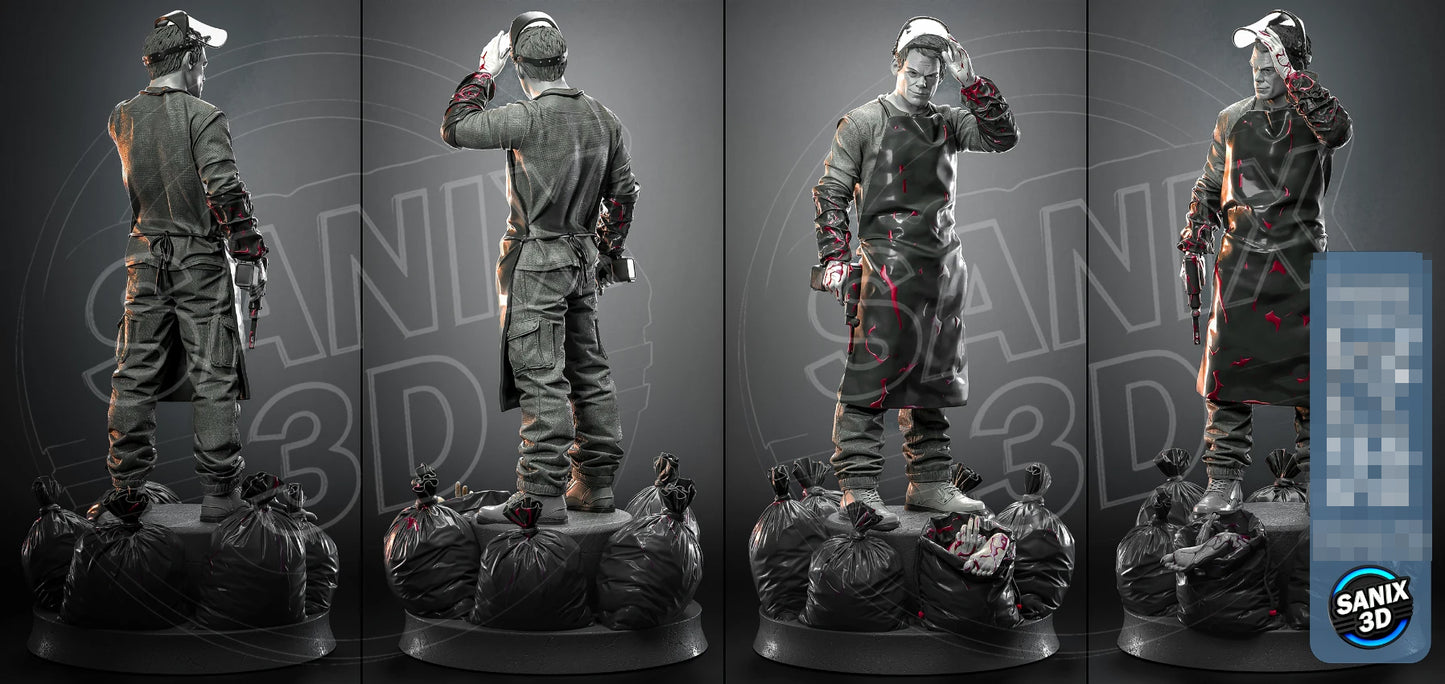 Dexter Morgan Statue 3D-Printed Kit