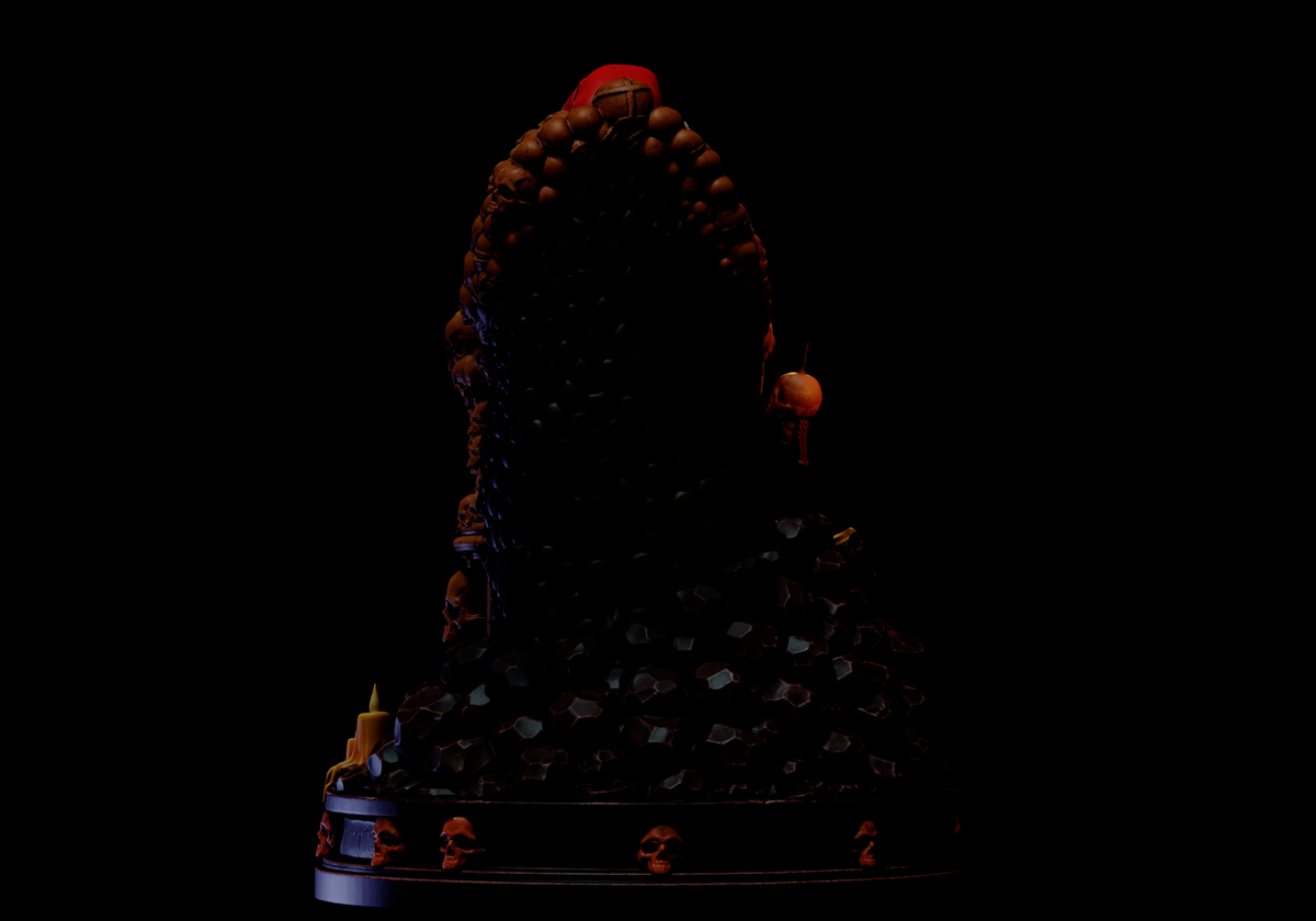 The Crimson King Statue 3D-Printed Kit