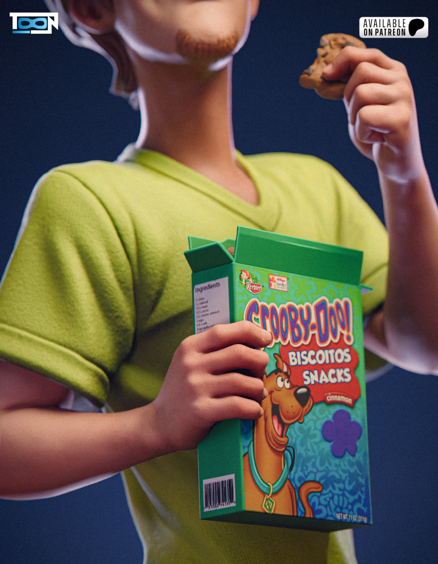 Shaggy Statue