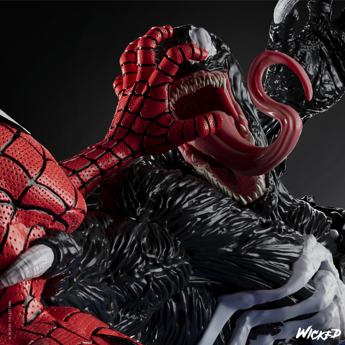 Venom and Spiderman V2 Diorama