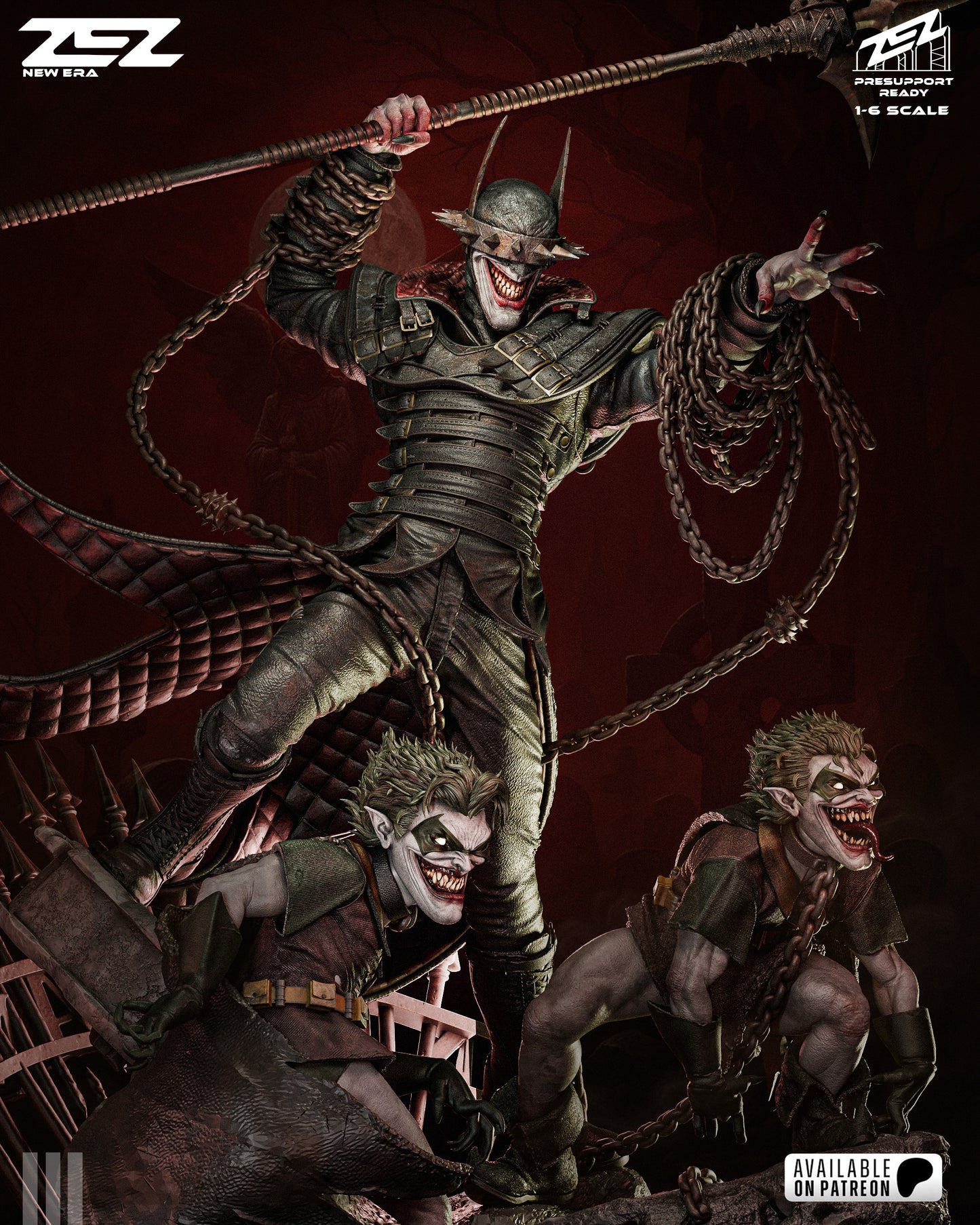 Batman Who Laughs Statue