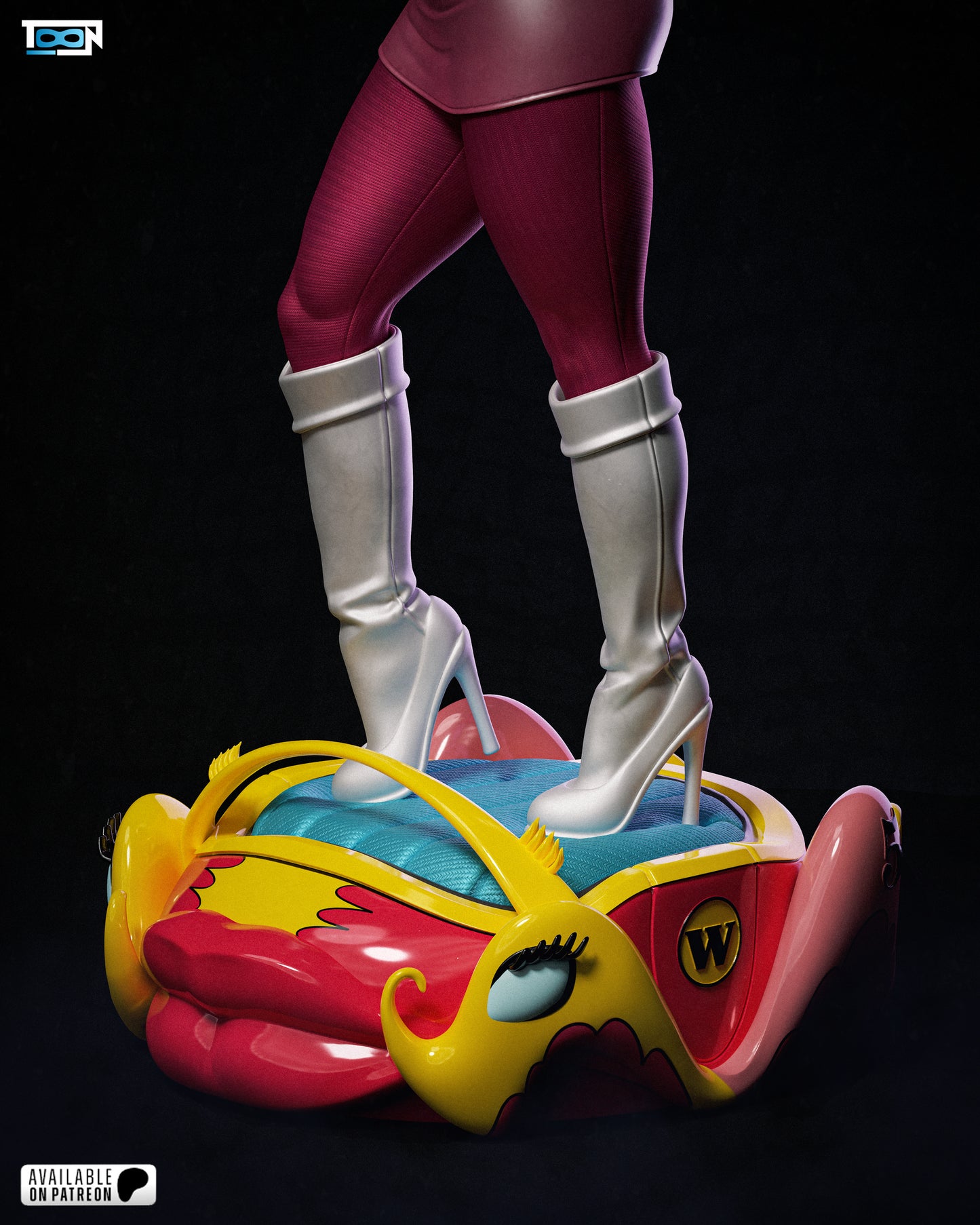 Penelope Pitstop Statue