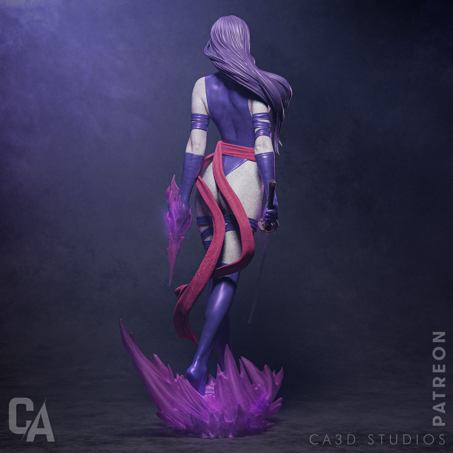 Psylocke Statue