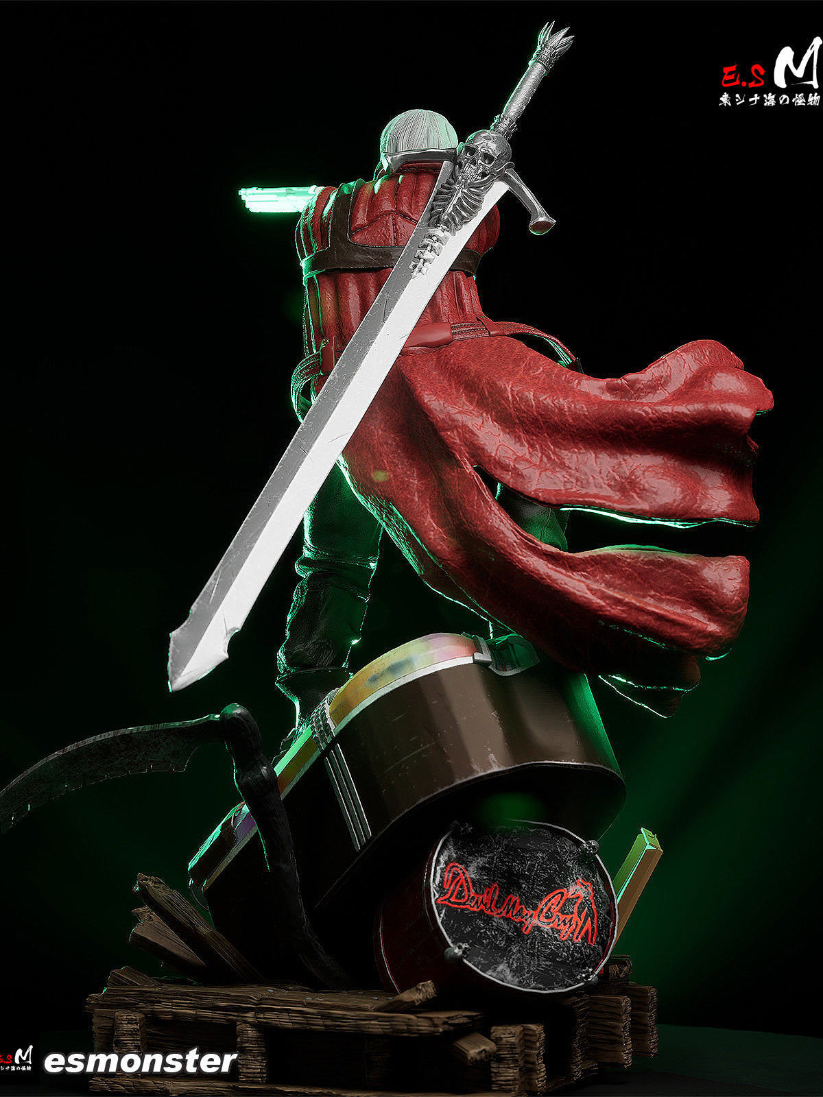 Dante Statue 3D-Printed Kit