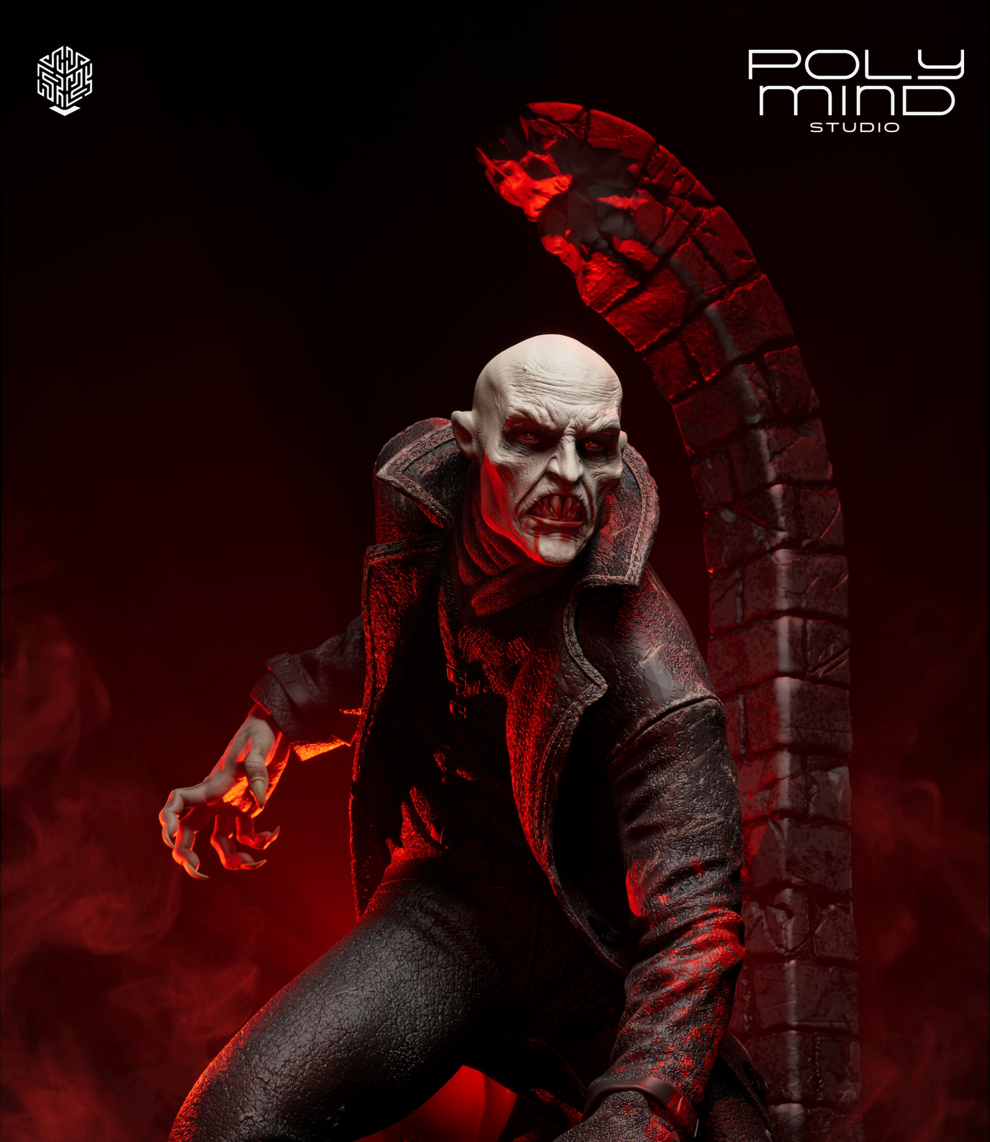 Nosferatu Statue 3D-Printed Kit