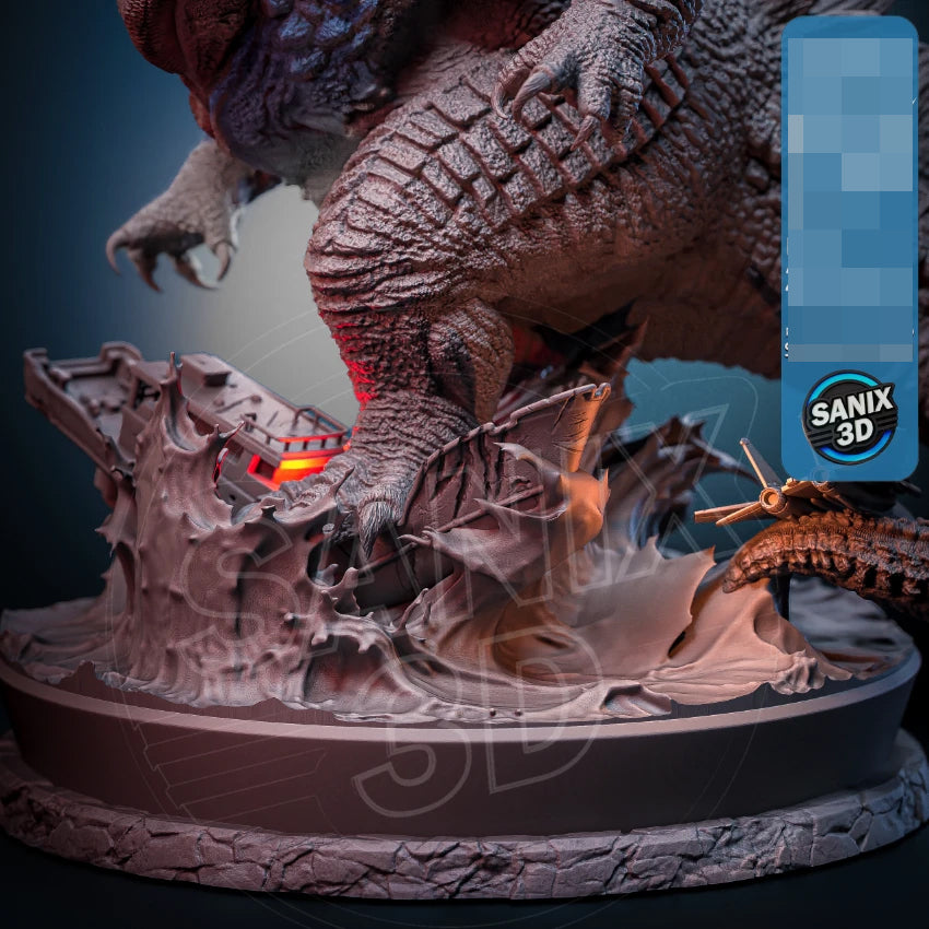 Godzilla Statue 3D-Printed Kit