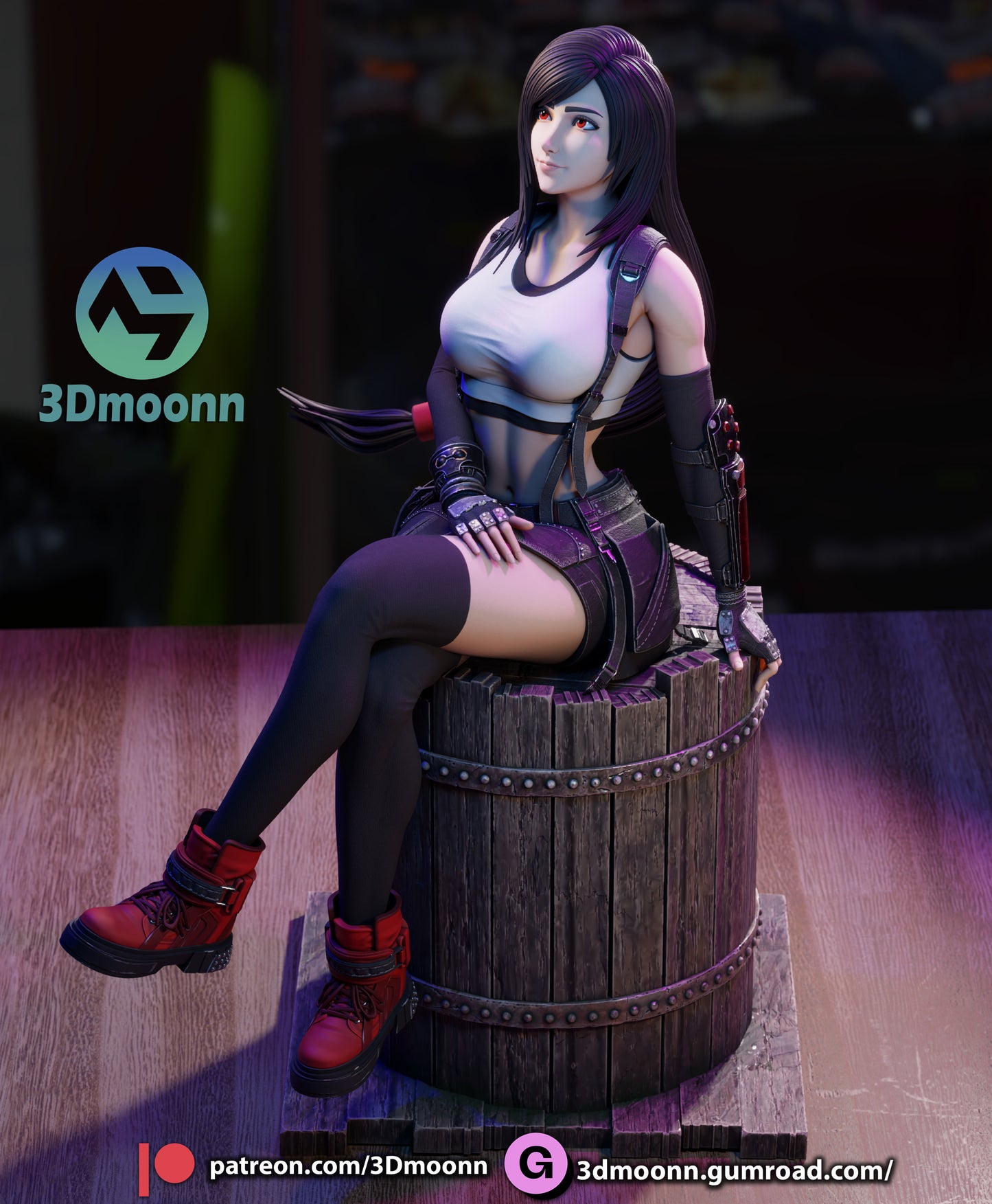 Tifa Statue
