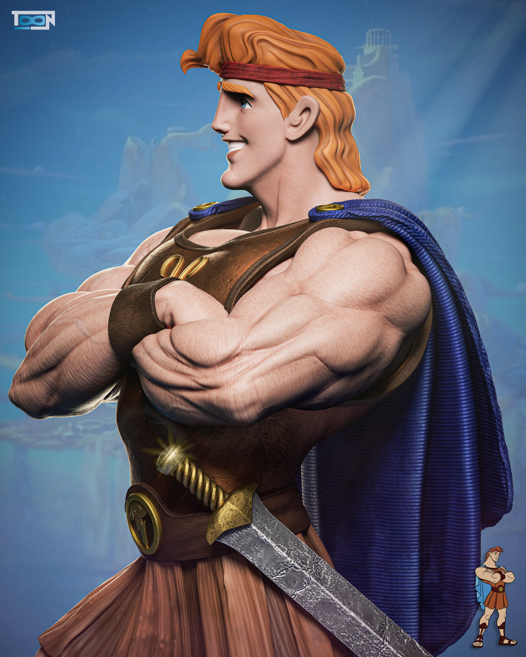 Hercules & Phil Statue