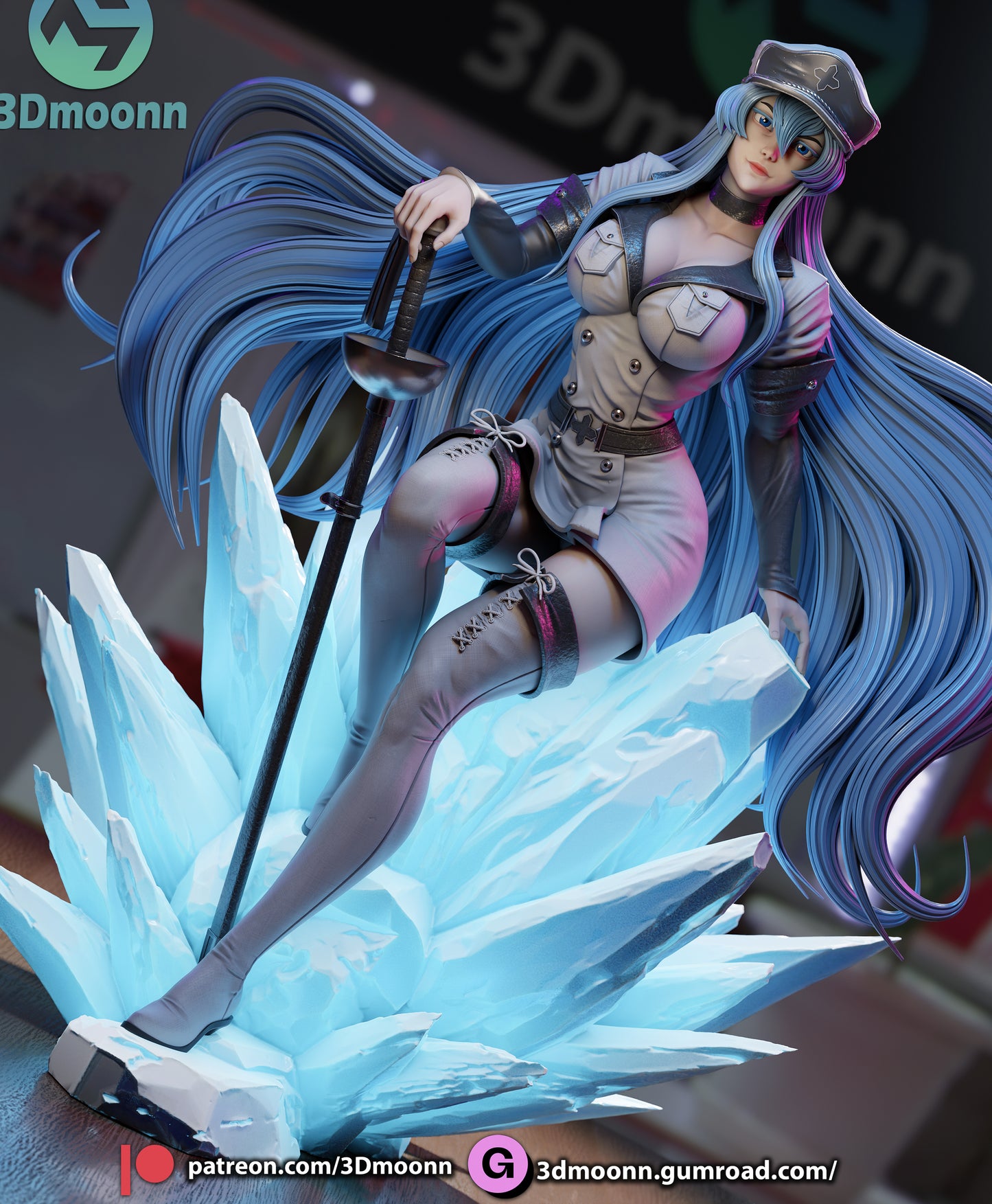 Esdeath Statue