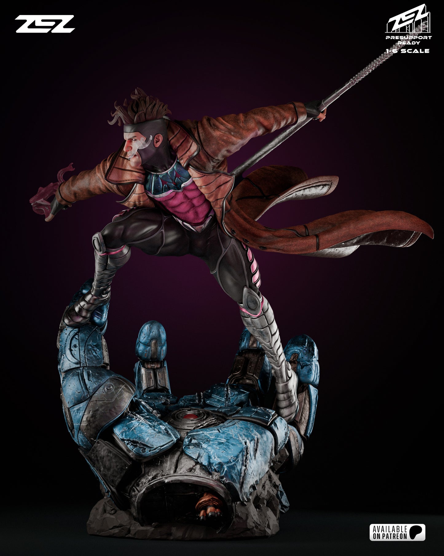 Gambit Statue