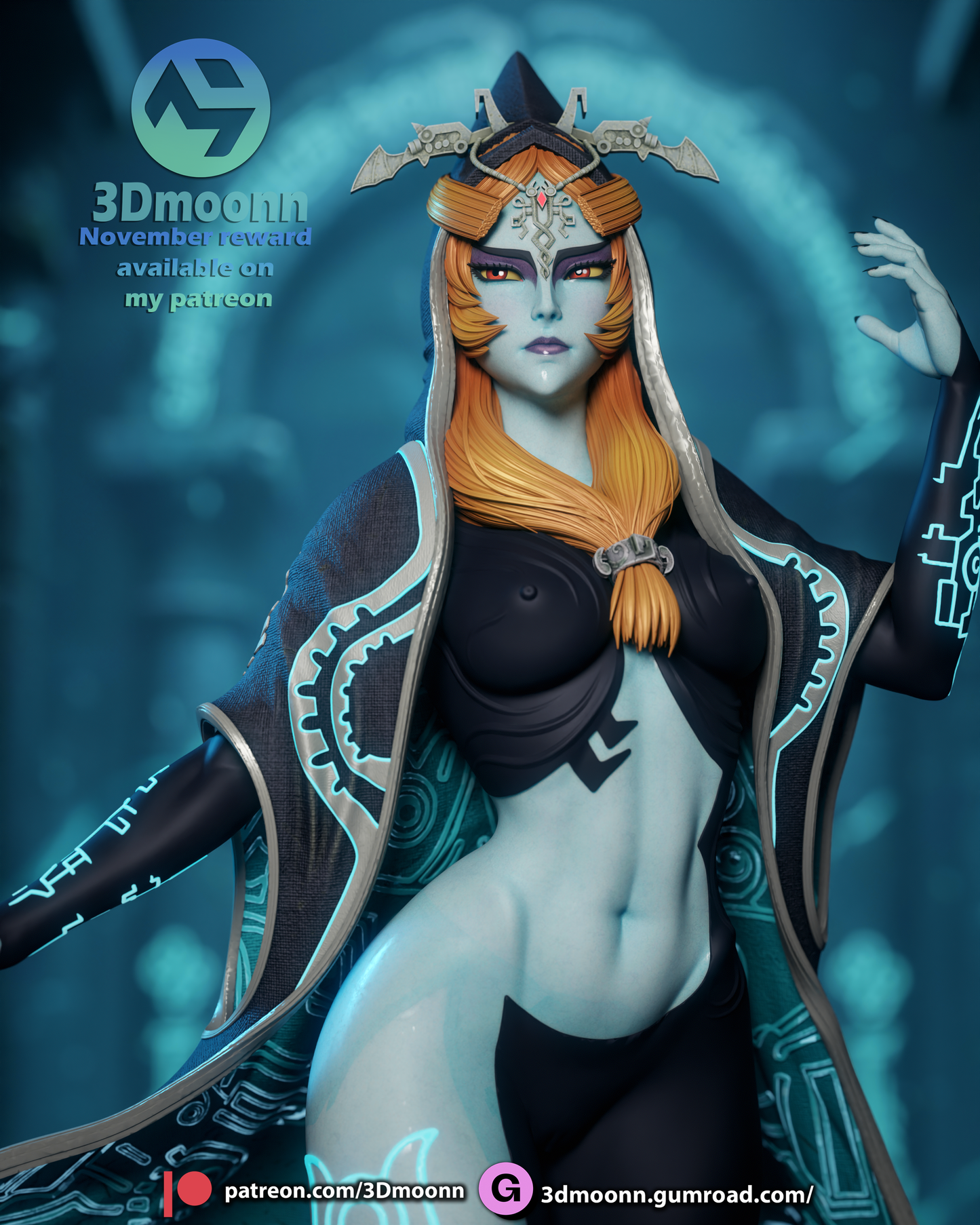 Midna - Zelda Twilight Princess Statue