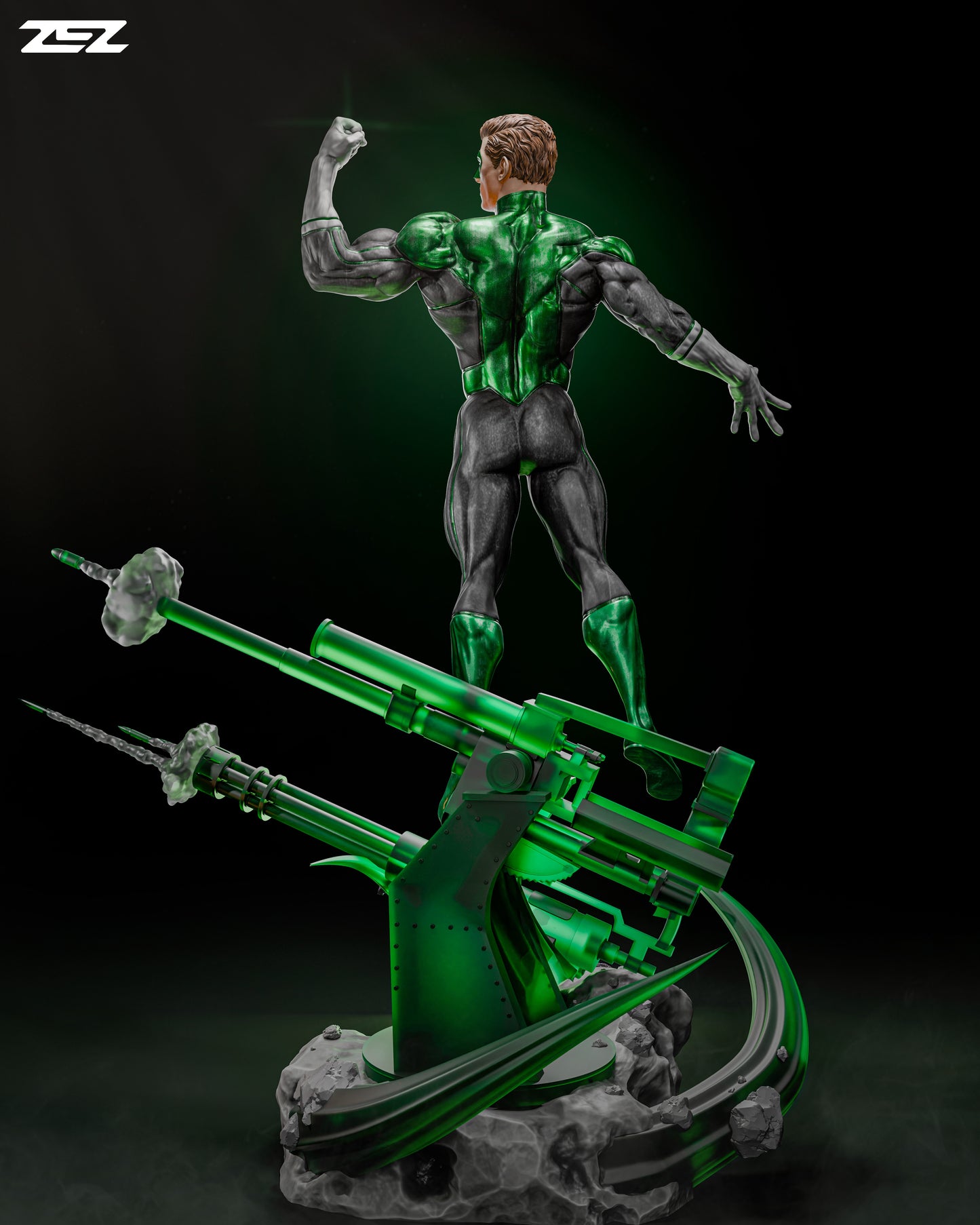 Green Lantern Statue