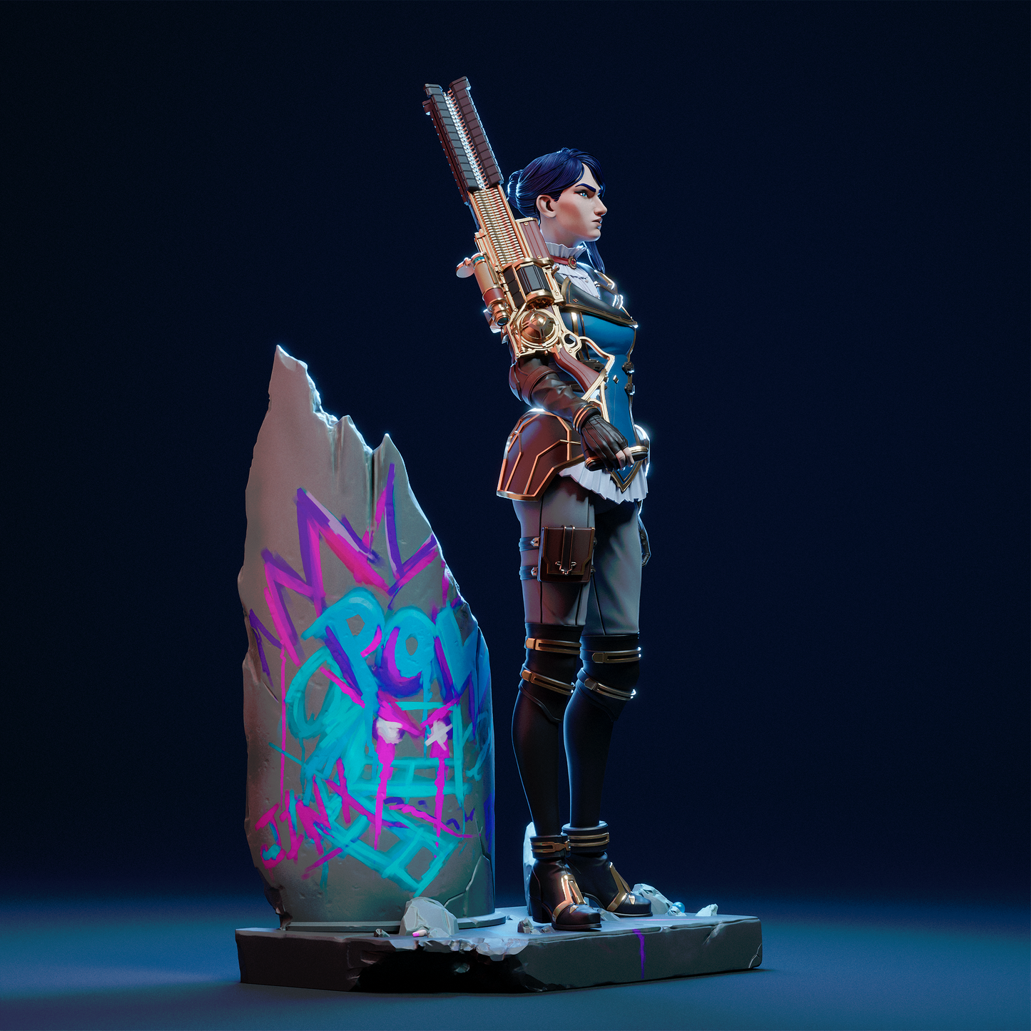Caithlyn (LOL) Statue