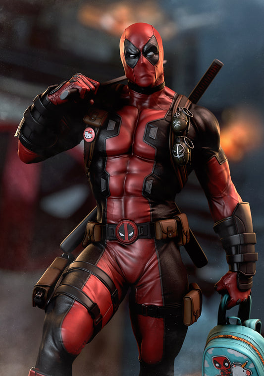 Deadpool Statue 3D-Printed Kit