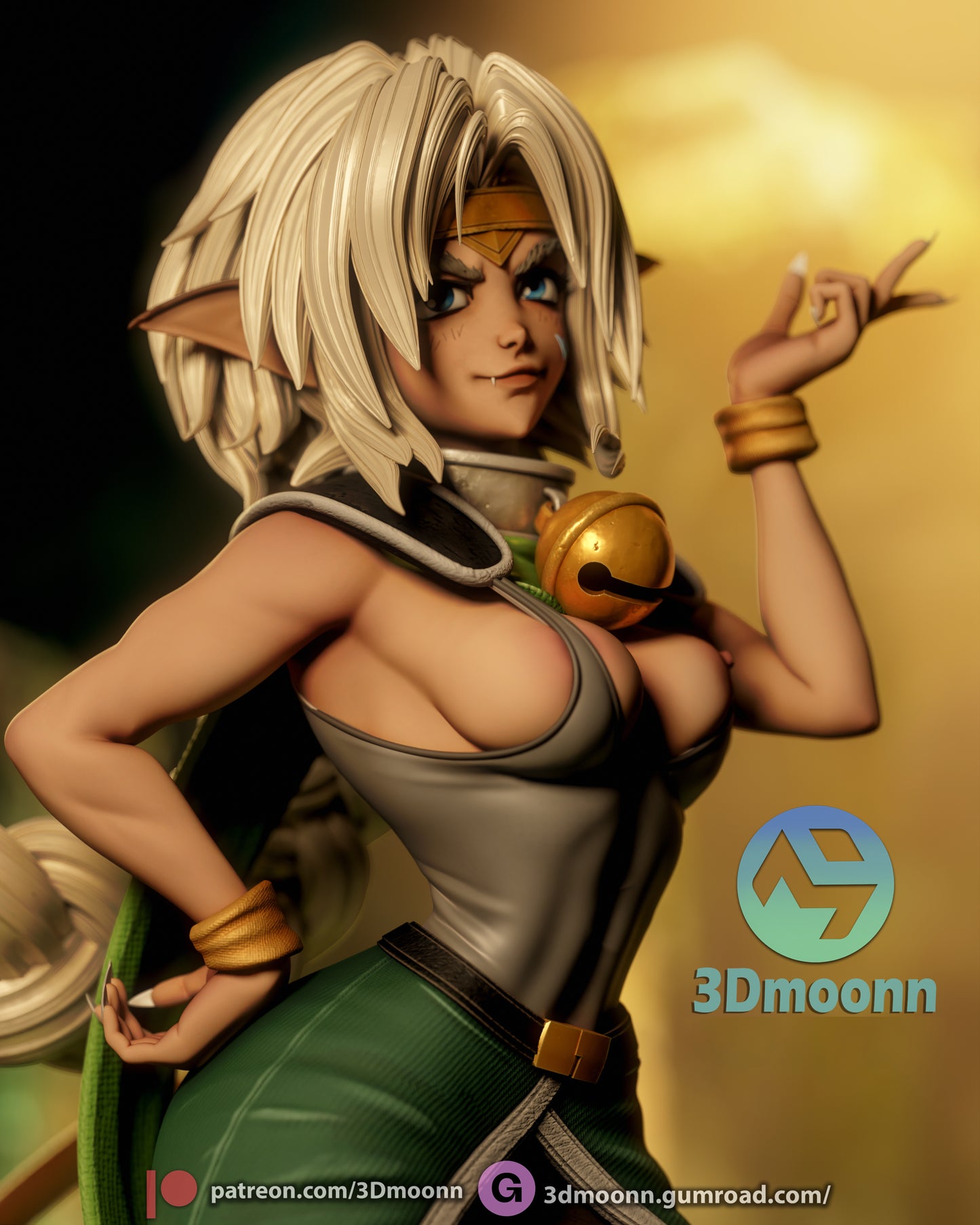 Aisha ClanClan Statue
