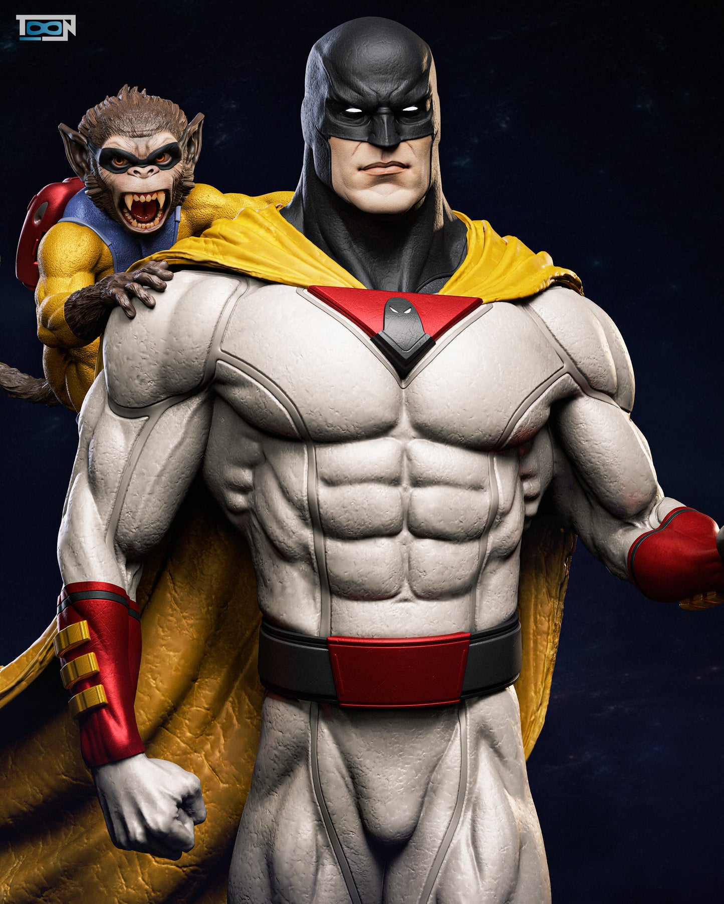 Space Ghost Statue
