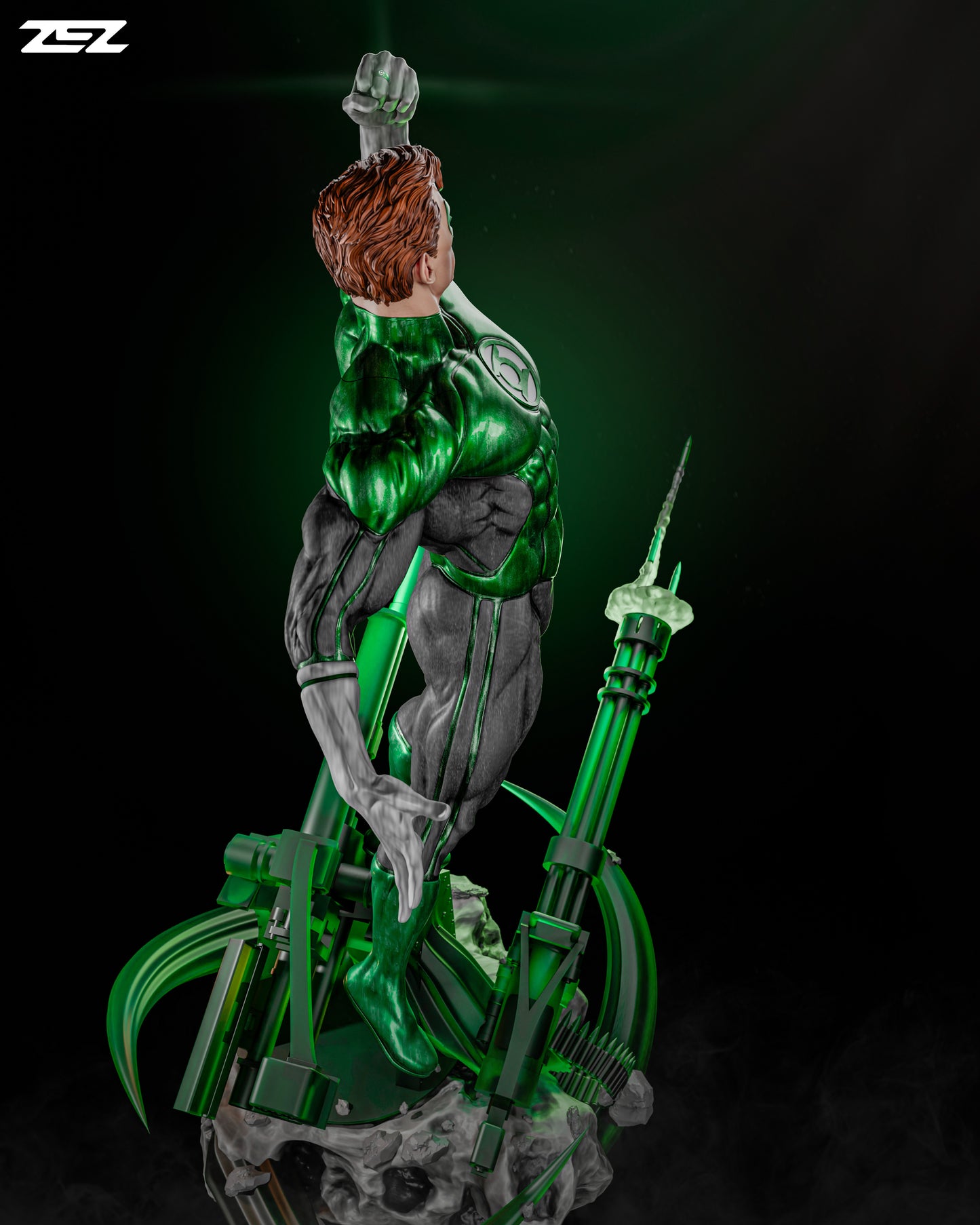 Green Lantern Statue