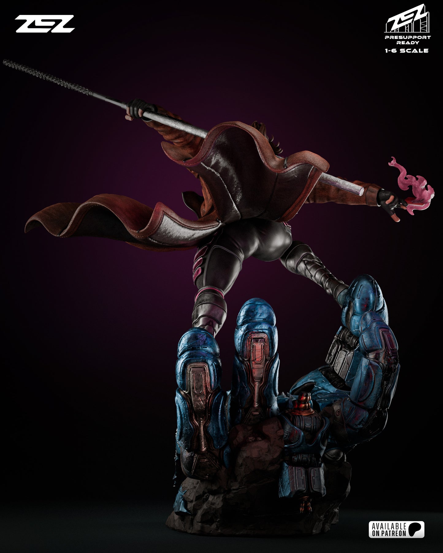 Gambit Statue