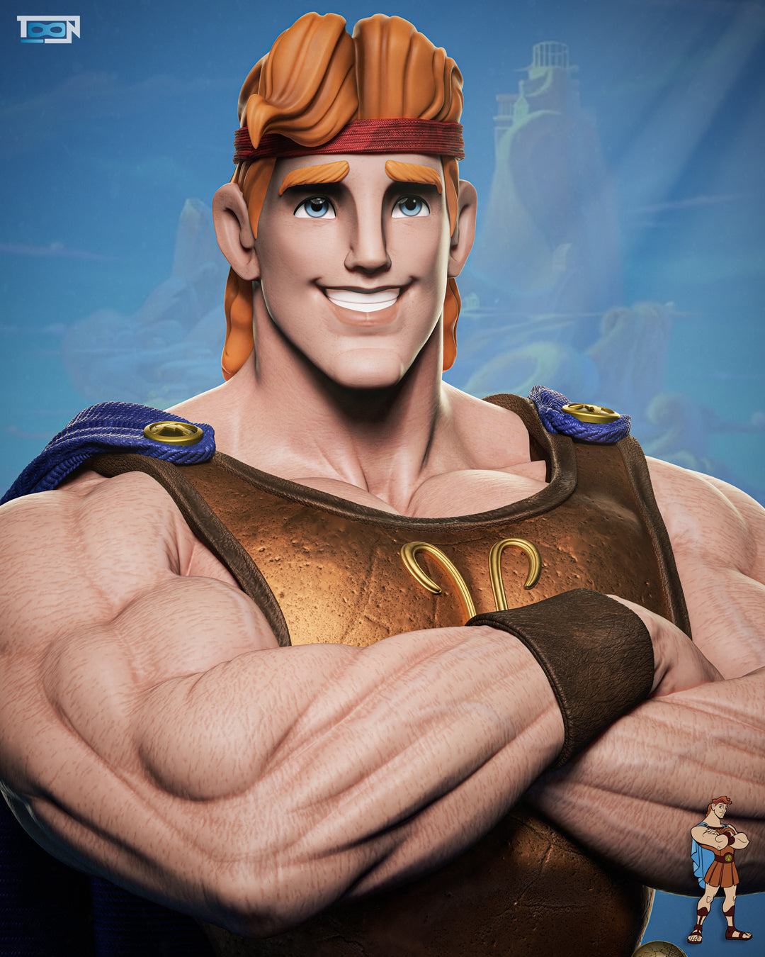 Hercules & Phil Statue