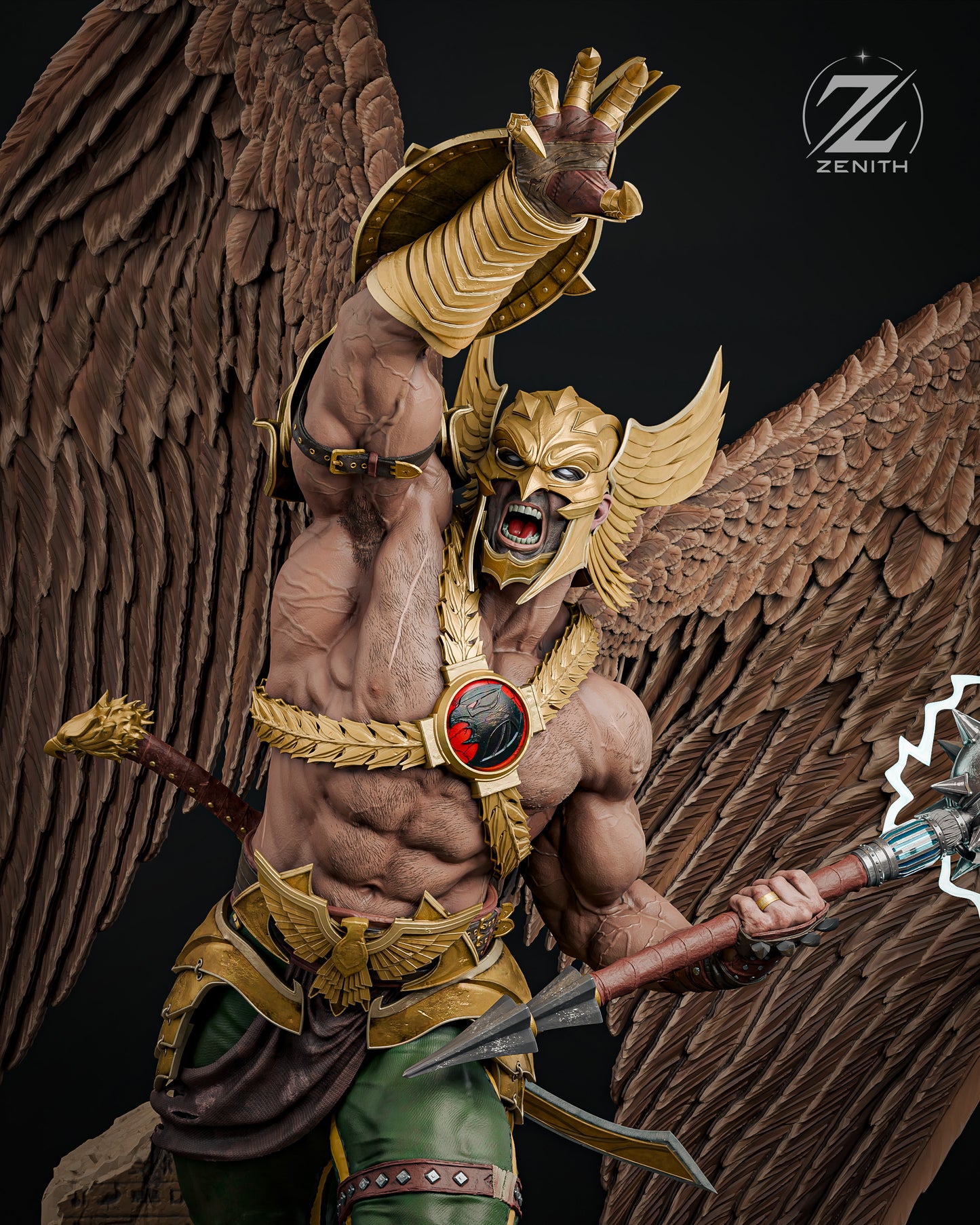 Hawkman Statue 3D-Printed Kit