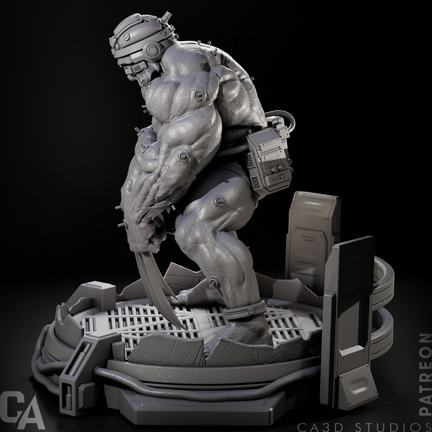Wolverine (Weapon X) Statue