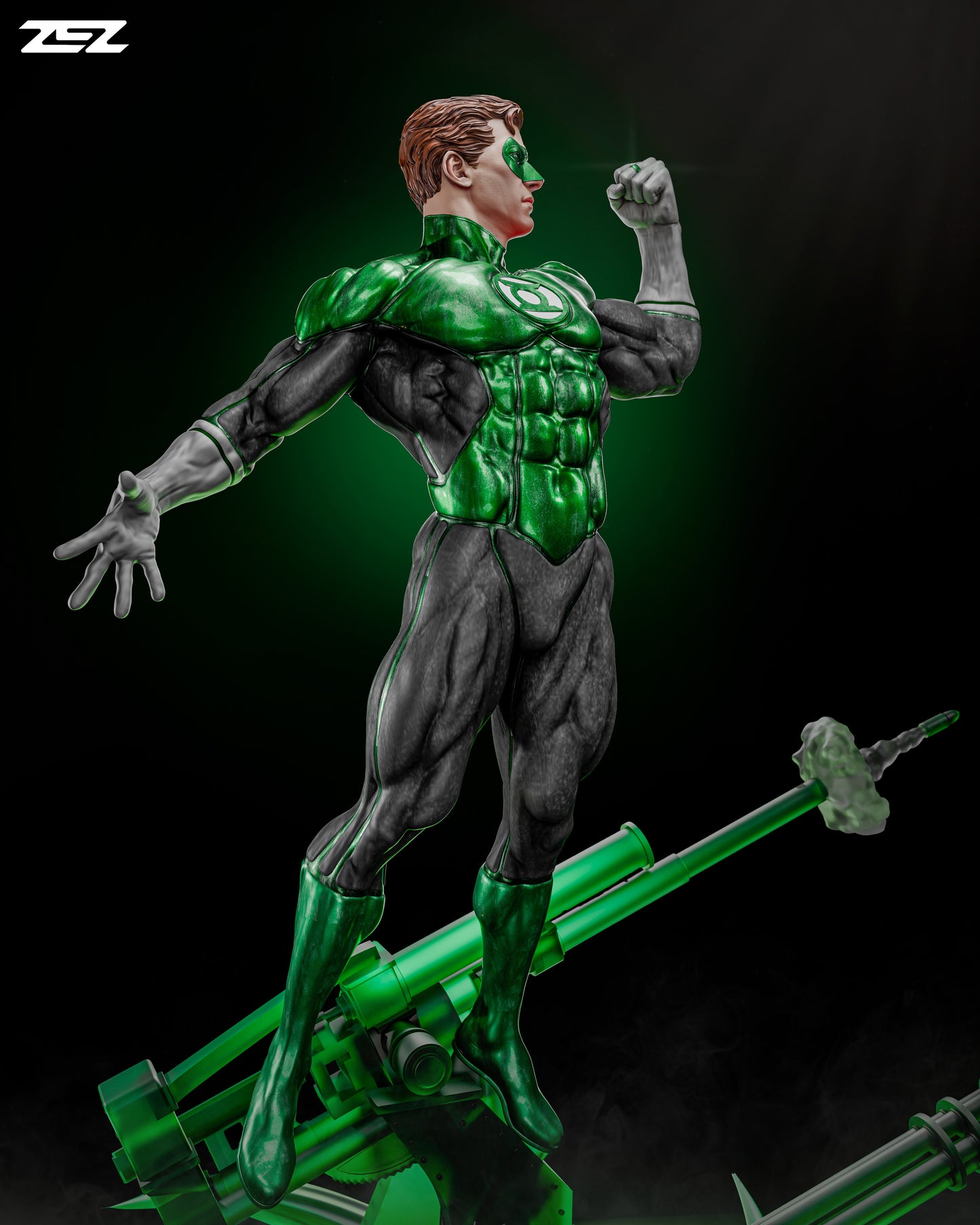 Green Lantern Statue