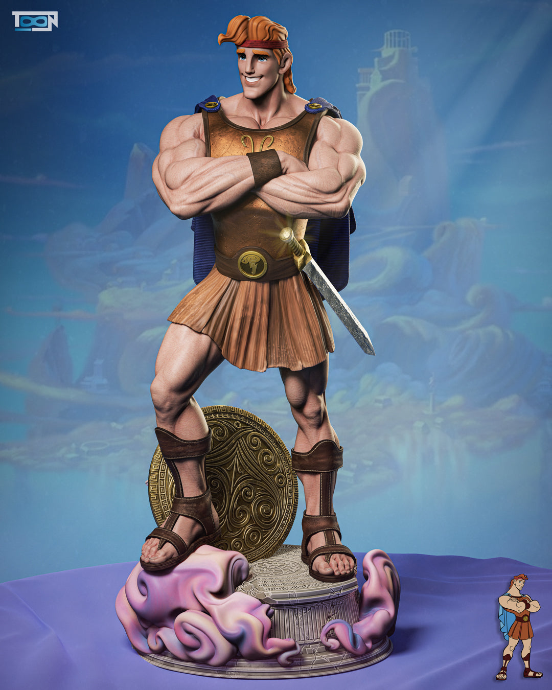 Hercules & Phil Statue