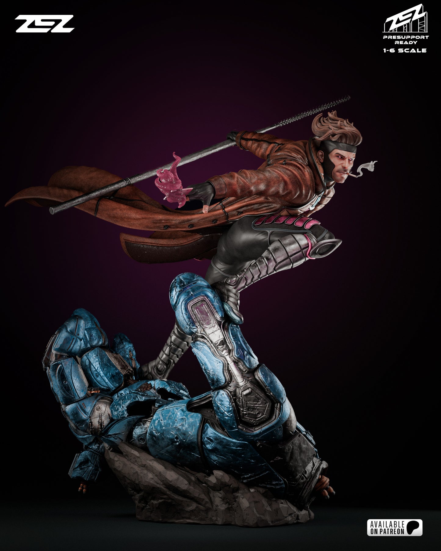 Gambit Statue
