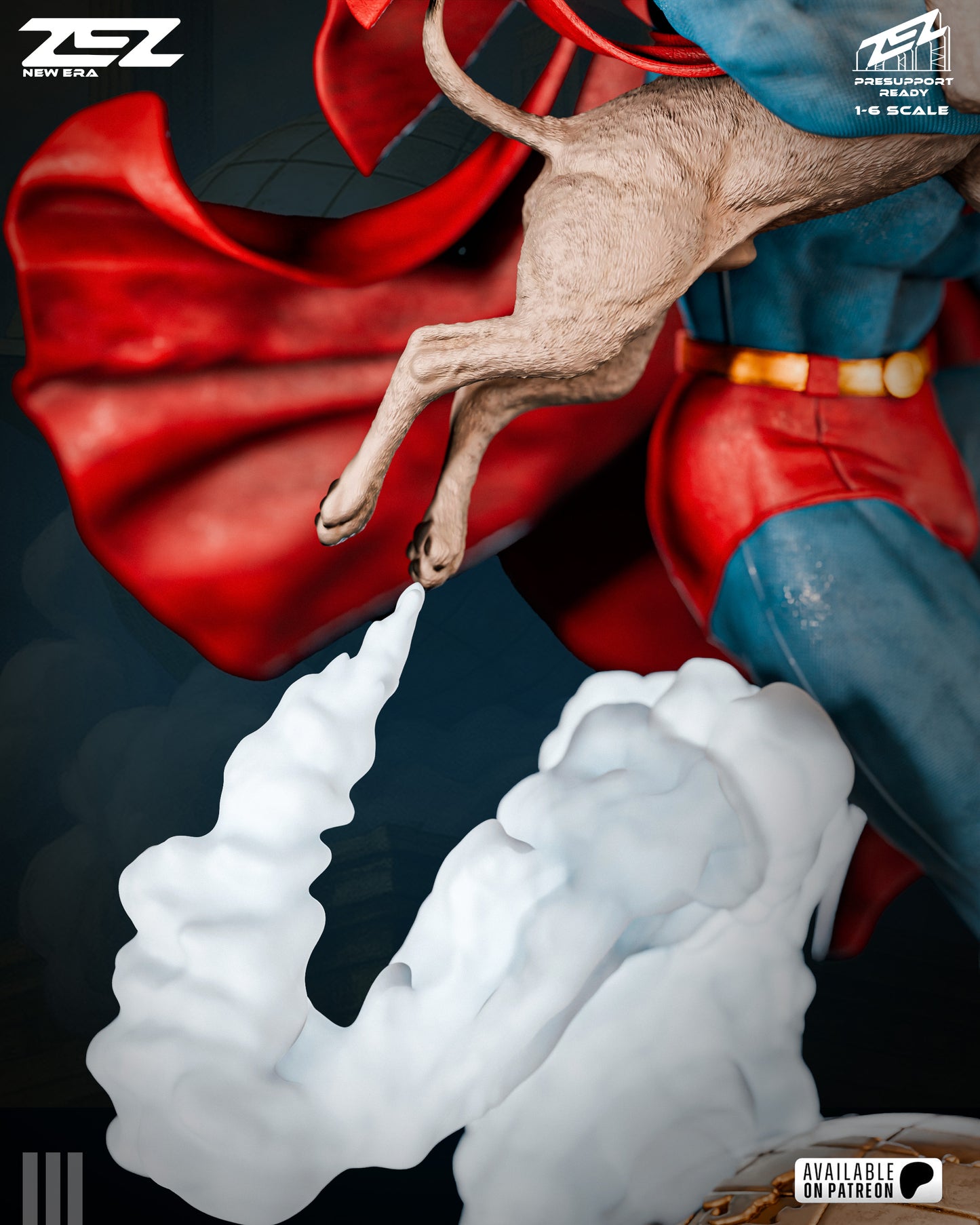 Superman And Krypto Statue