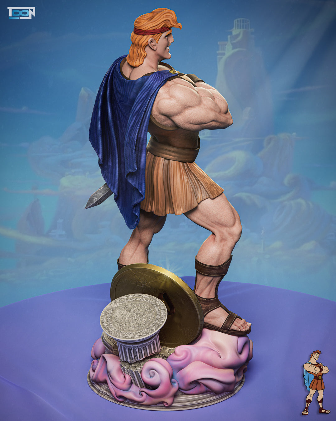 Hercules & Phil Statue