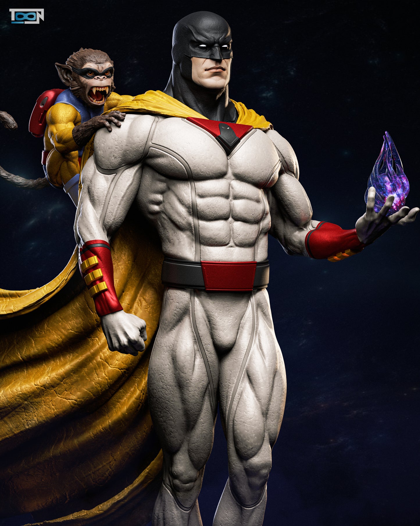 Space Ghost Statue