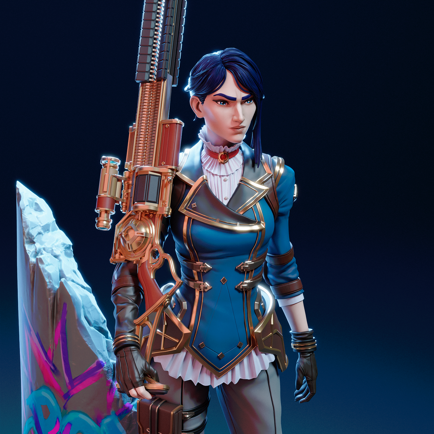 Caithlyn (LOL) Statue