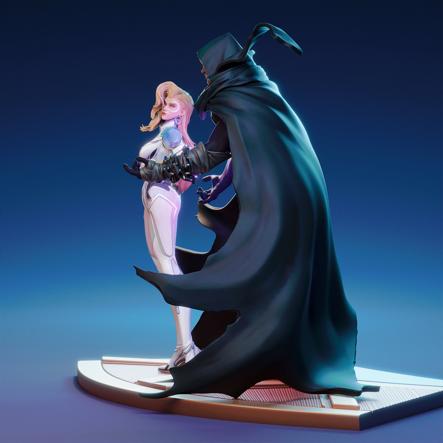 Cloak And Dagger Statue
