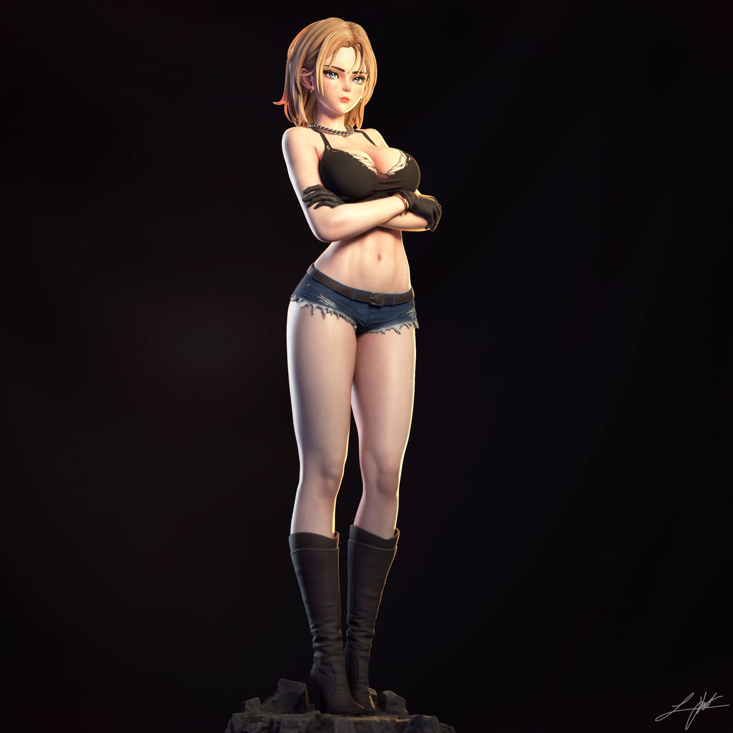 Android 18 Statue