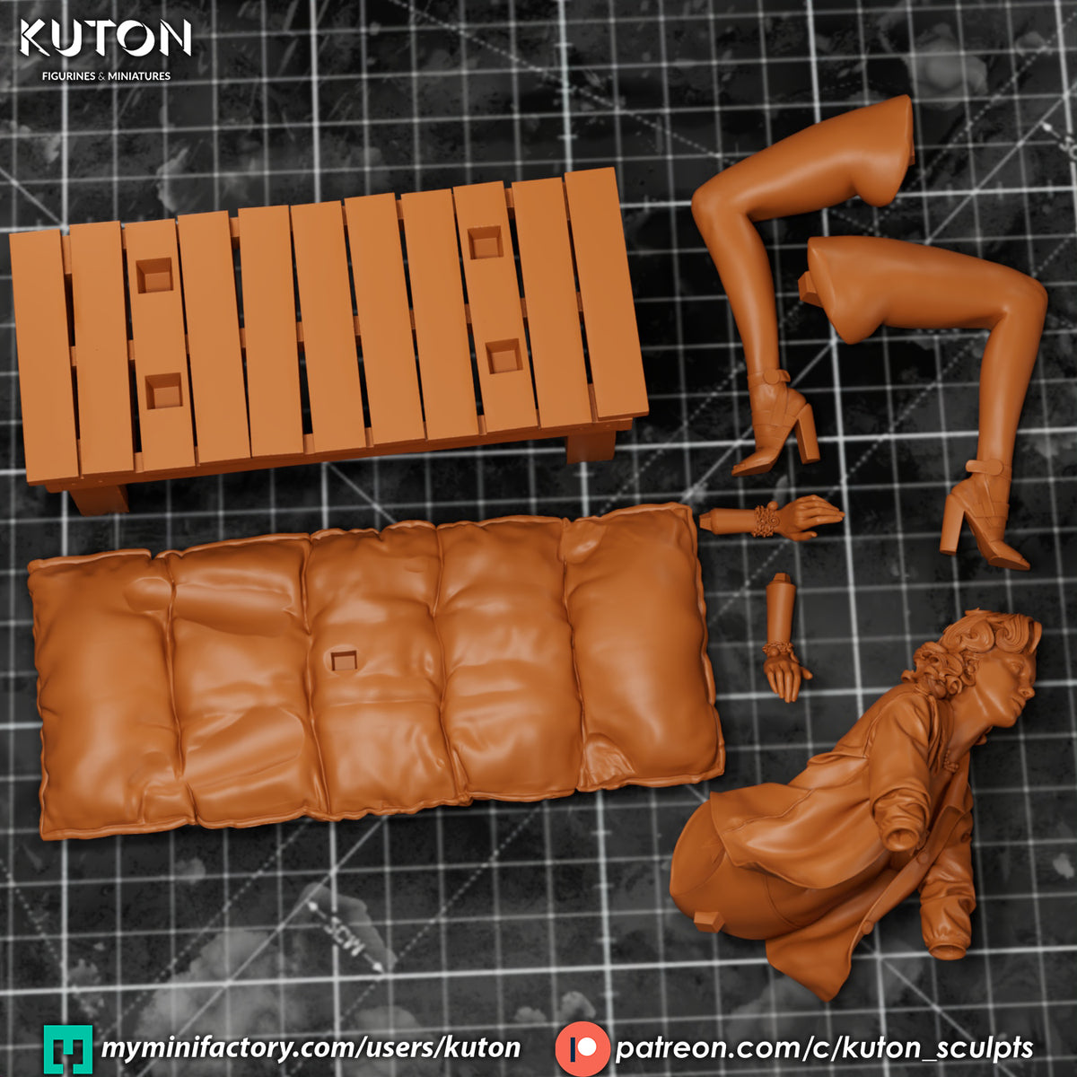 Marylin Monroe Statue 3D-Printed Kit