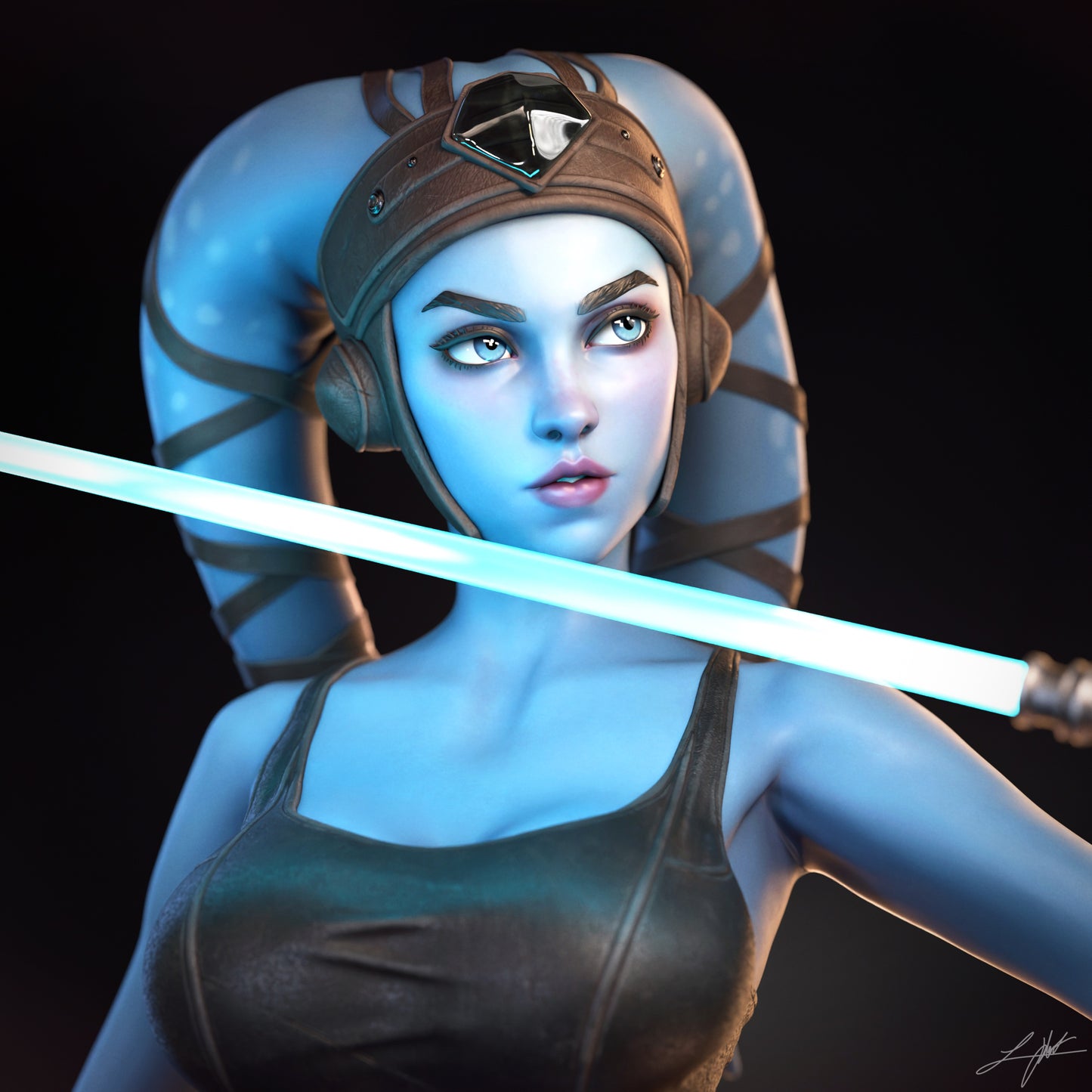 Aalya Secura Statue