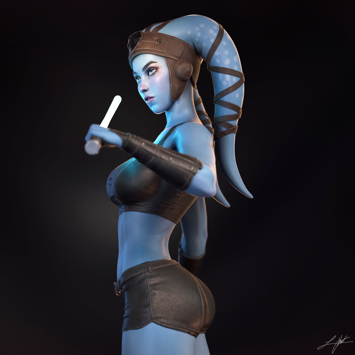 Aalya Secura Statue