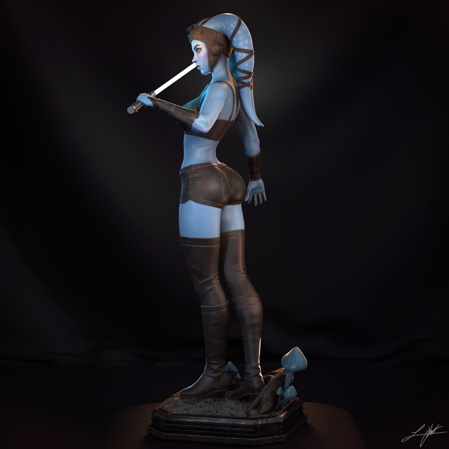 Aalya Secura Statue