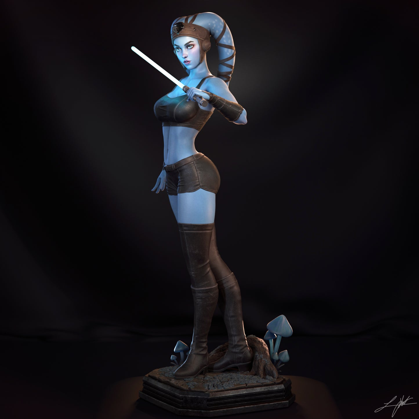 Aalya Secura Statue