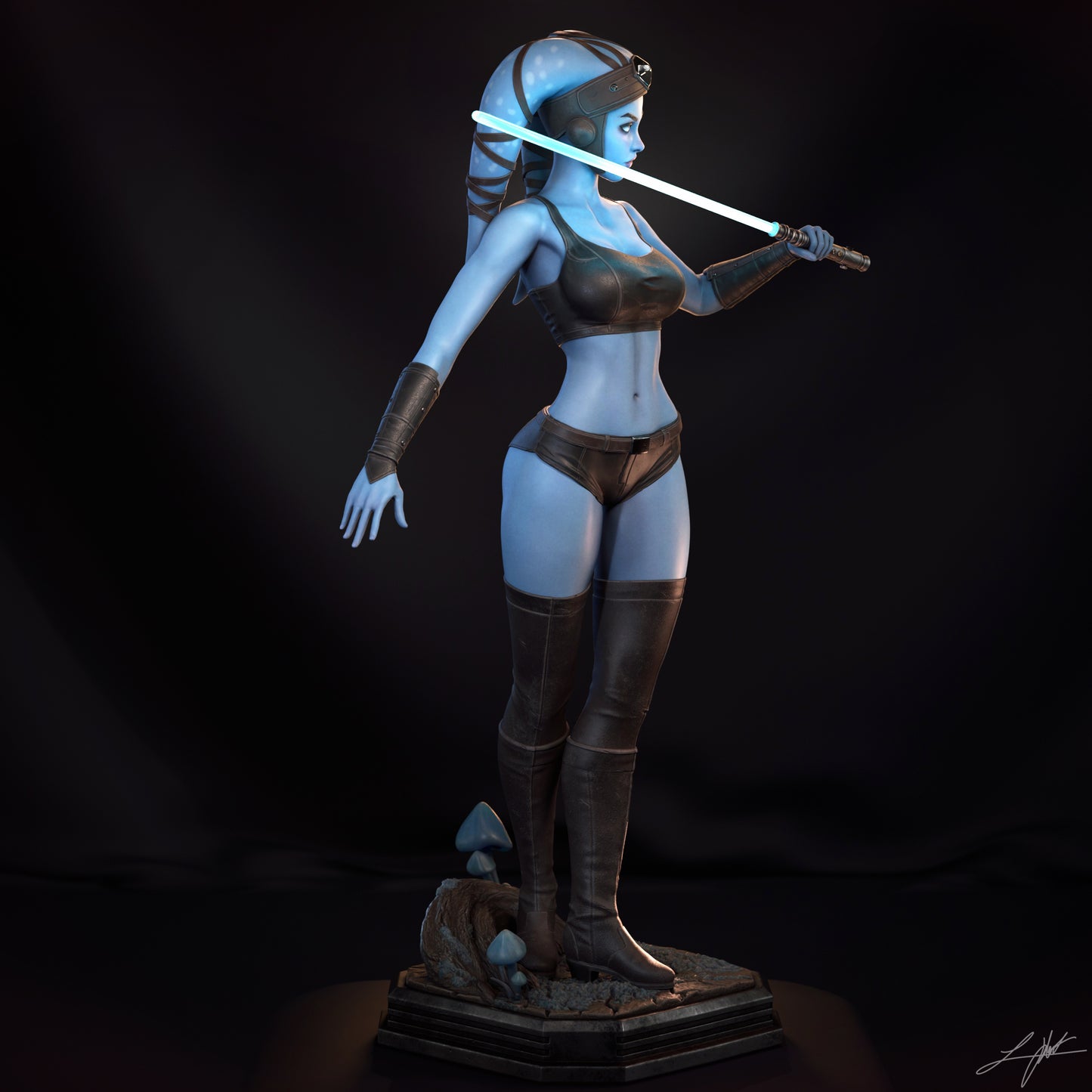 Aalya Secura Statue