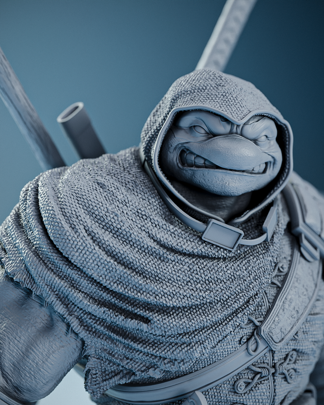 Last Ronin Statue 3D-Printed Kit